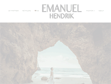 Tablet Screenshot of emanuelhendrik.com